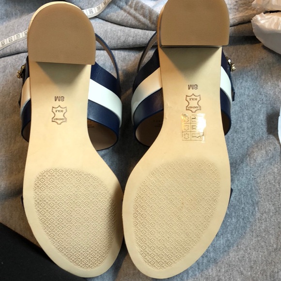 NWT Tory Burch Marquette two band heel sandal, 8 - Picture 6 of 7